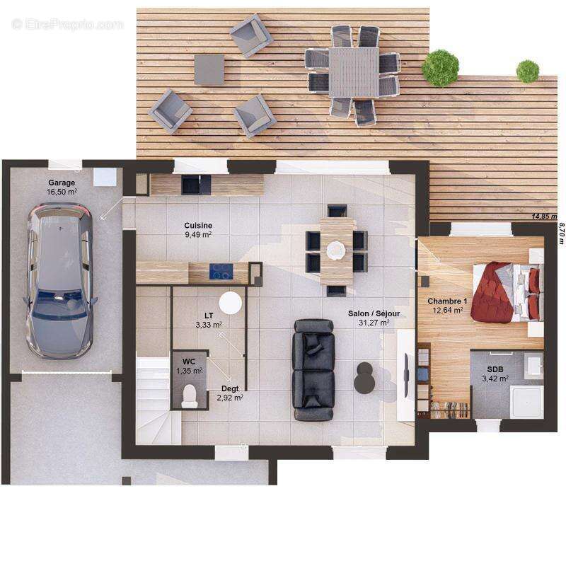 Maison à CHOUZY-SUR-CISSE