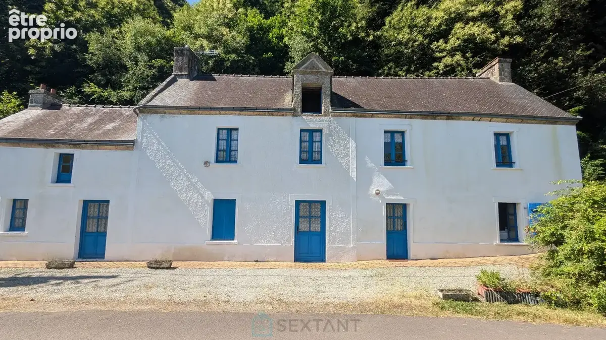 À 8 kilometres de Baud  Maison en pierres, début XXe siècle, face au Blavet - photo 4