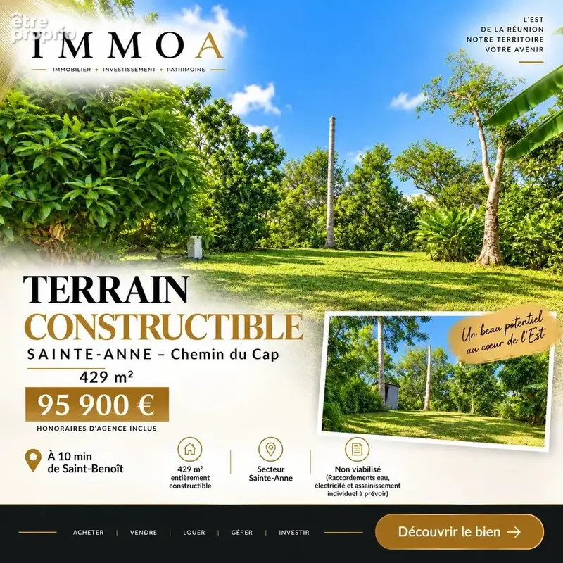 Terrain à LE TAMPON