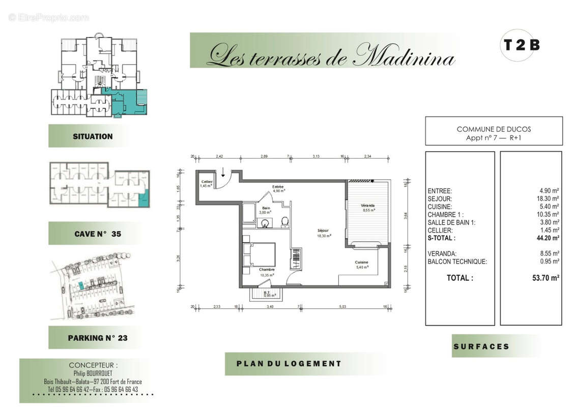 Appartement à DUCOS