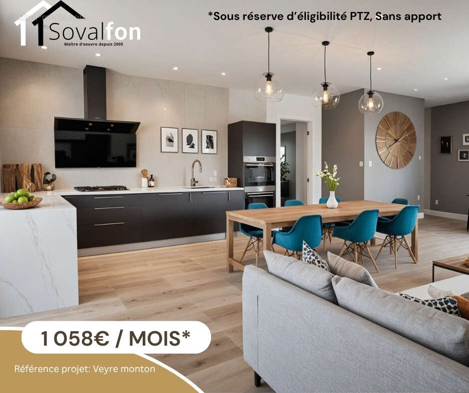 Maison à VEYRE-MONTON