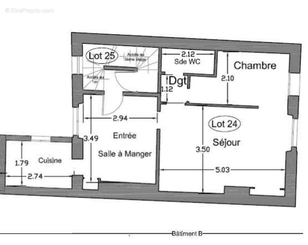 Appartement à PARIS-2E