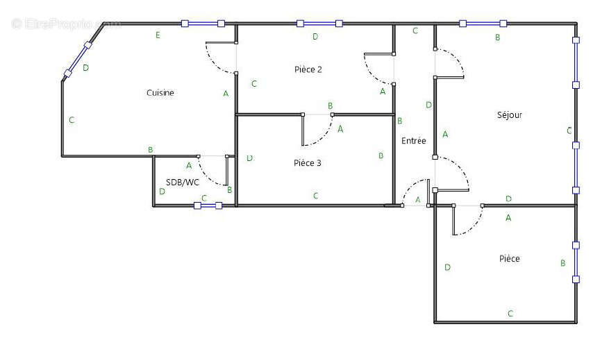 Appartement à NIEDERBRUCK
