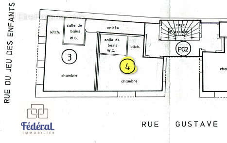 Cachet et emplacement idéal pour ce Studio de 18m2 en plein centre de Strasbourg. - photo 6