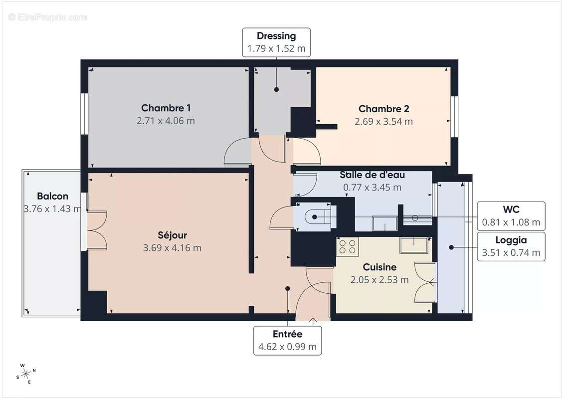 Appartement à NICE