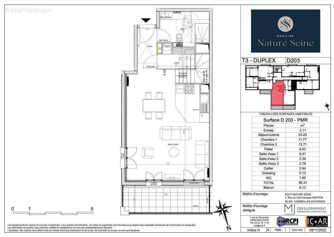 Appartement à CORMEILLES-EN-PARISIS