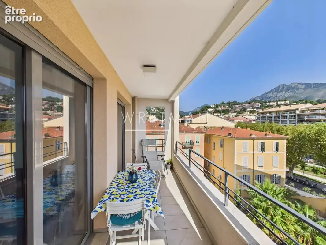 Lumineux 2 pièces avec terrasse vue mer et montagne - Menton - photo 8