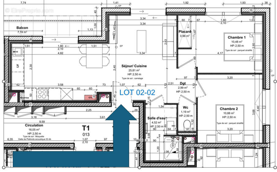 Appartement à SAINT-ANDRE-LE-GAZ
