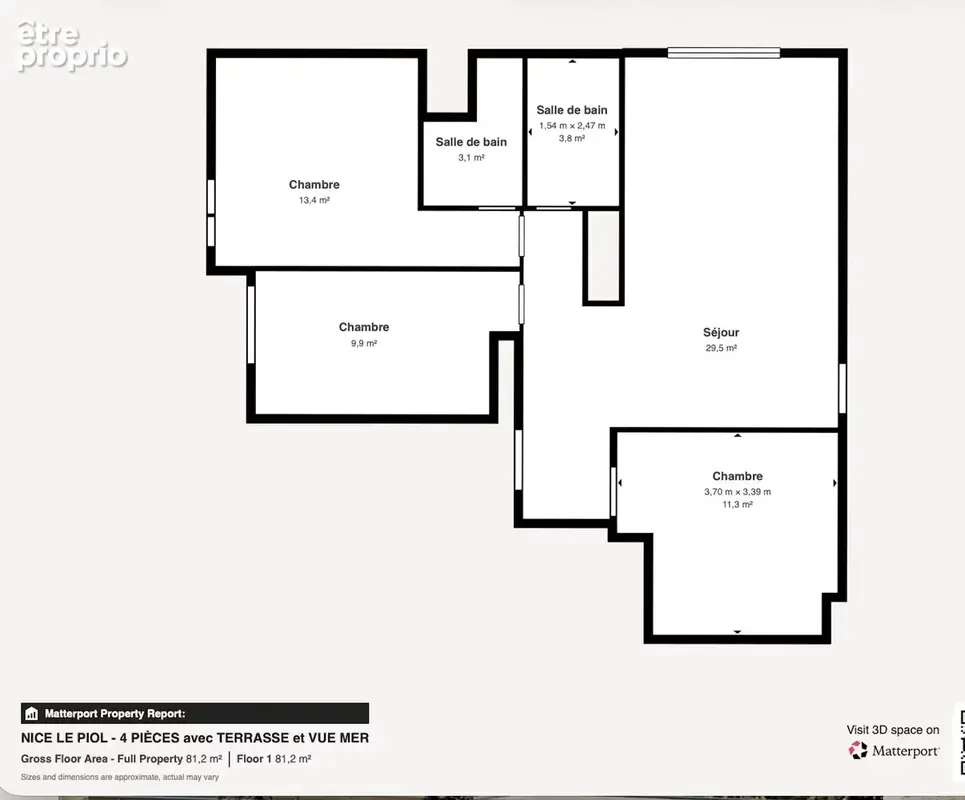 Appartement 4 pièces - refait à neuf- Vue mer - Dernier étage - - photo 17