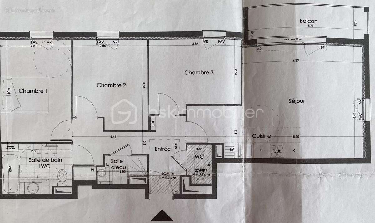 Appartement à MONTLHERY
