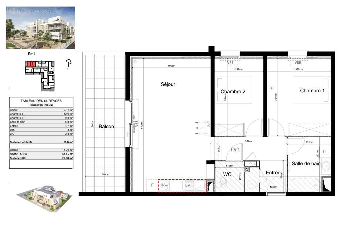 Appartement à SAUVIAN
