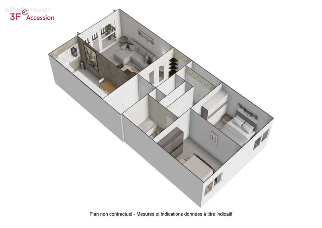 Appartement à PARAY-VIEILLE-POSTE