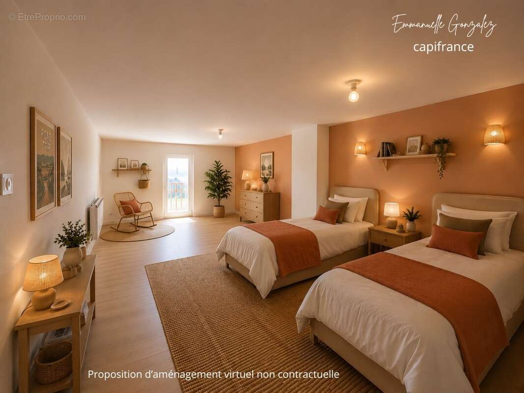 Maison de caractère entièrement rénovée 200m² avec 5 chambres ROUJAN (34) - photo 21