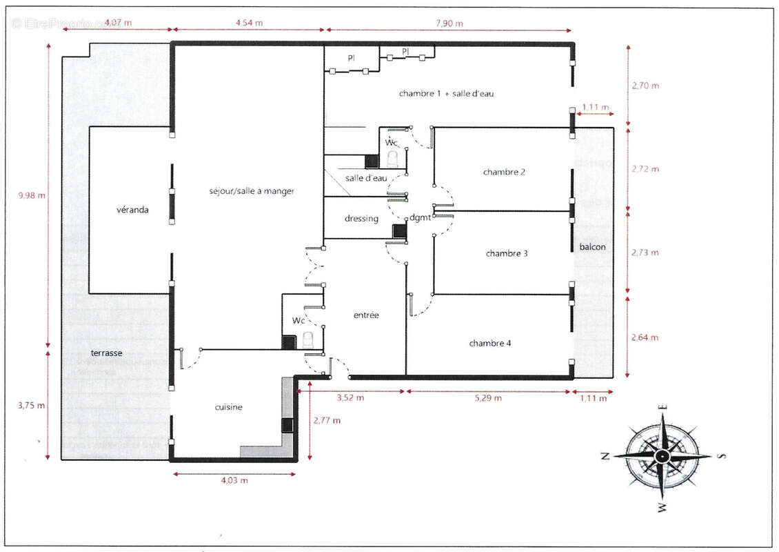 Appartement à MARSEILLE-8E