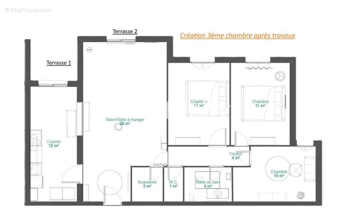 Appartement à MONTPELLIER