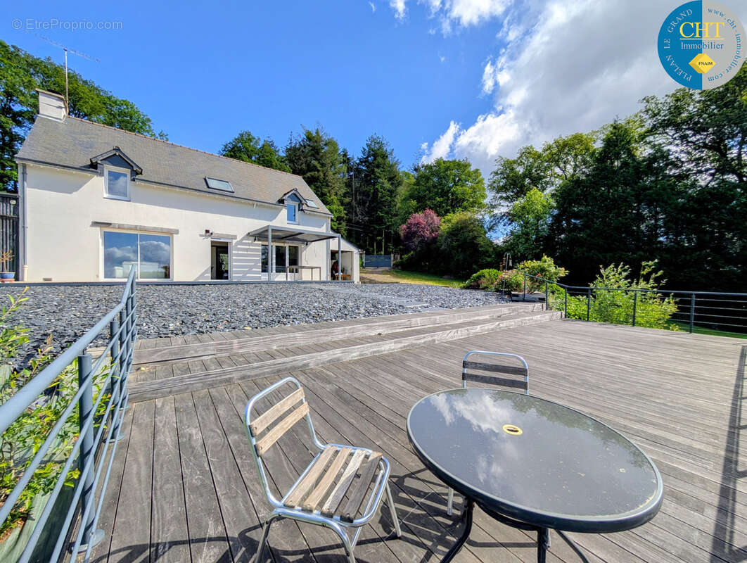 Exclusivité : magnifique maison et son étang privatif   paimpont (35380) avec cht immobilier - photo 40