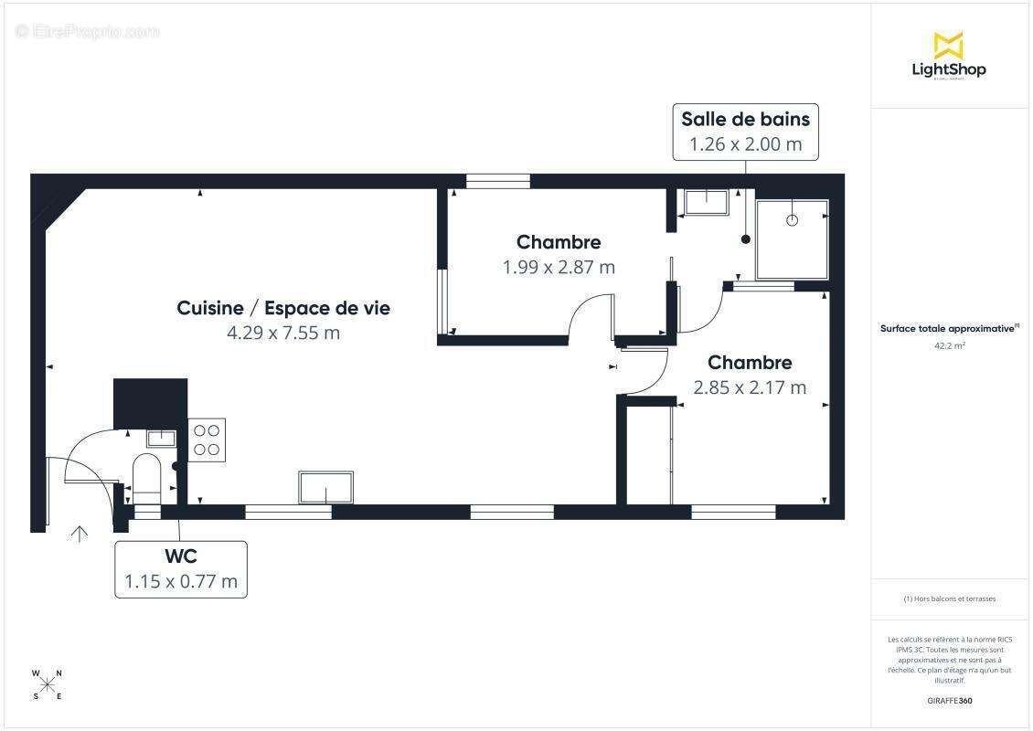 Appartement à BOULOGNE-BILLANCOURT
