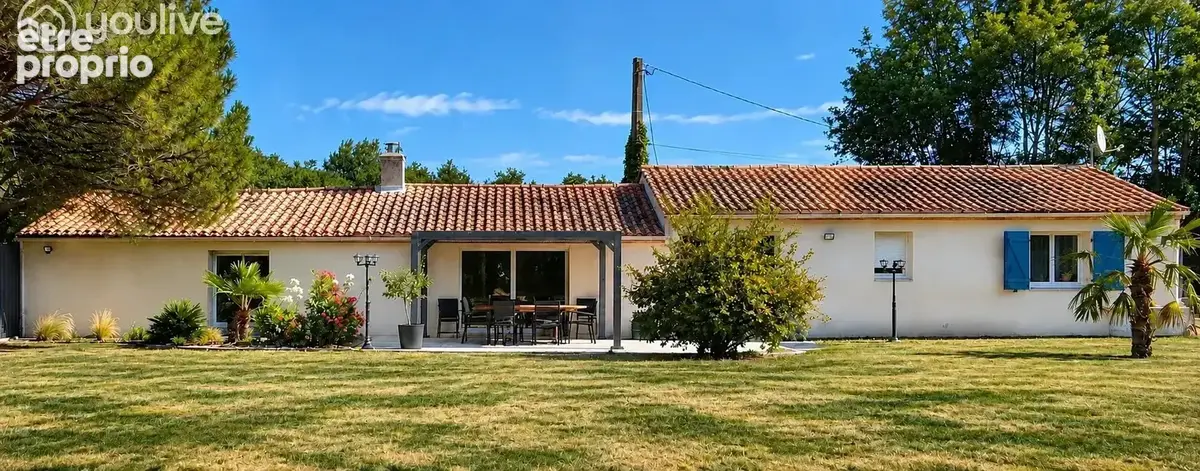 Saint-gervais – longère rénovée de plain-pied – parc de 3 780 m² – étang - photo 6