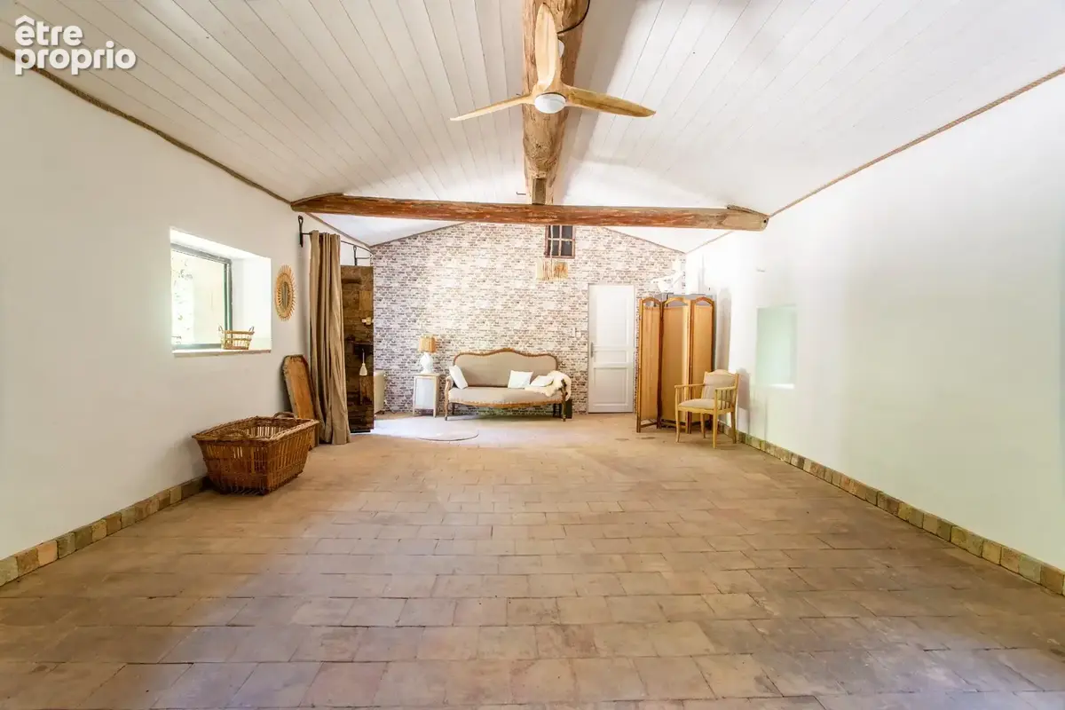 Mas à vendre 15 pièces  523 m2 avec Gîte 14 pers.SAINT SEBASTIEN D'AIGREFEUILLE (30) Terrain + de 7 ha boisé - photo 12