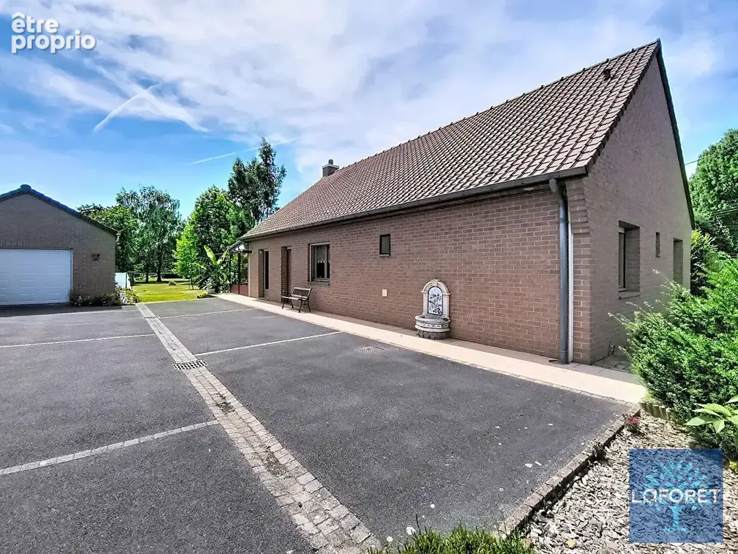 Plain-pied individuel Hergnies 5 pièces 126 m2 potentiel 216 m² - photo 2