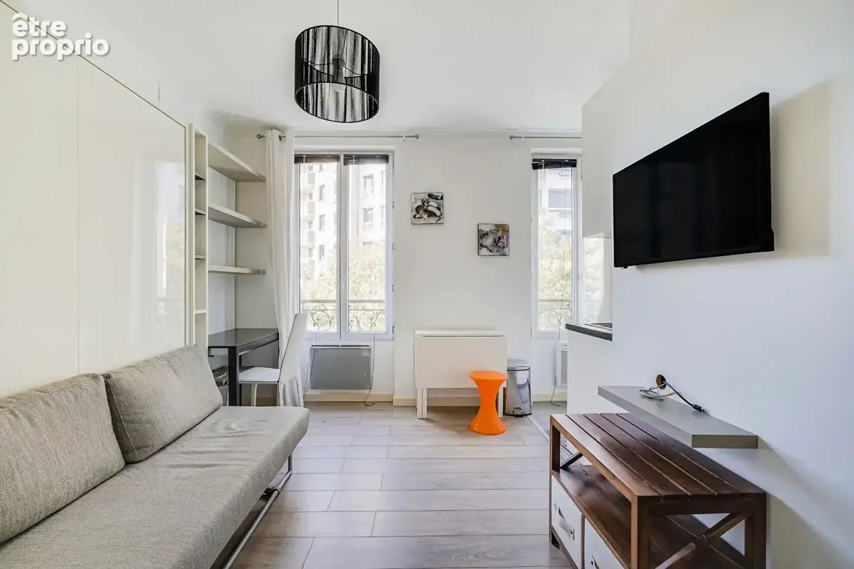 Appartement Paris 1 pièce(s) Studio - photo 2