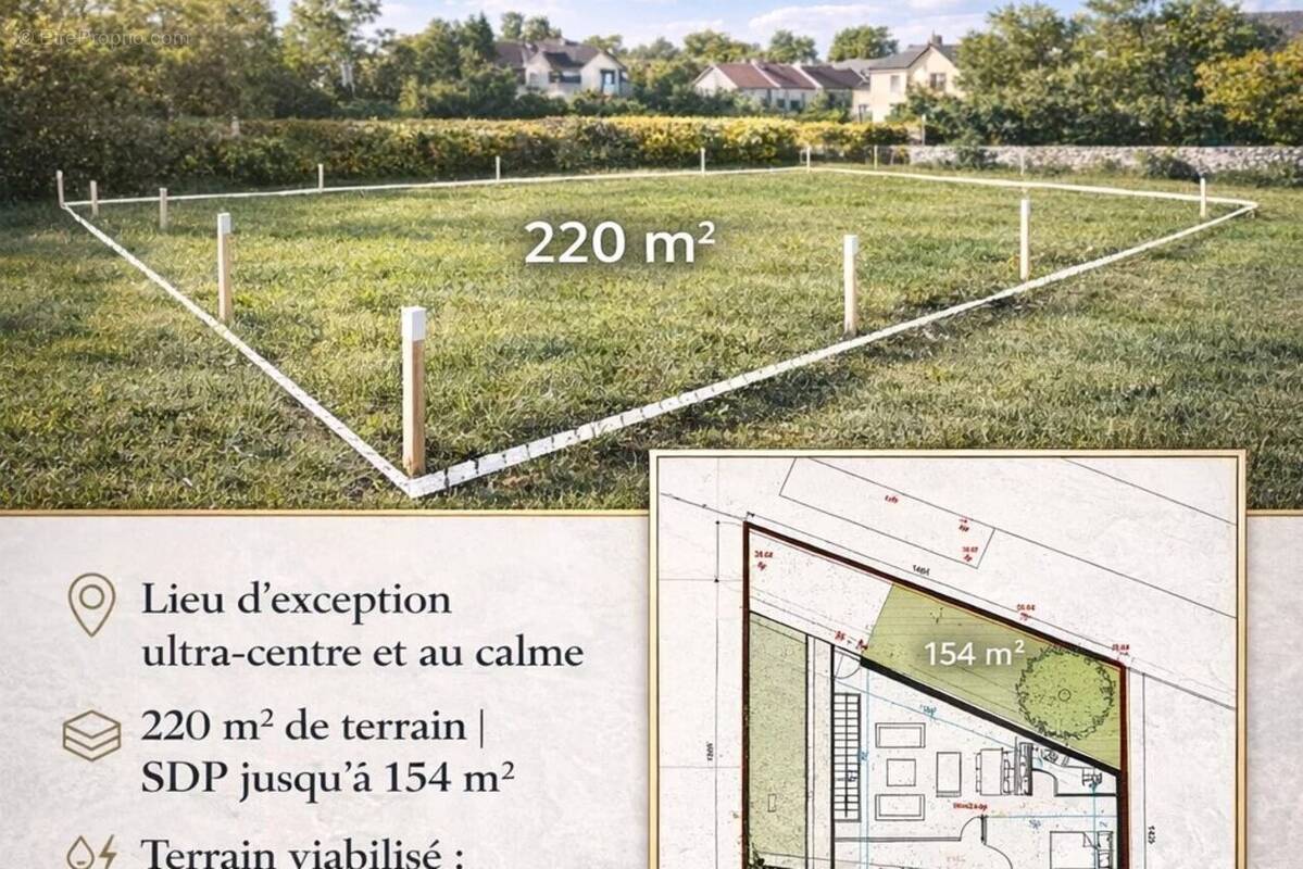 Terrain à CHAMPIGNY-SUR-MARNE