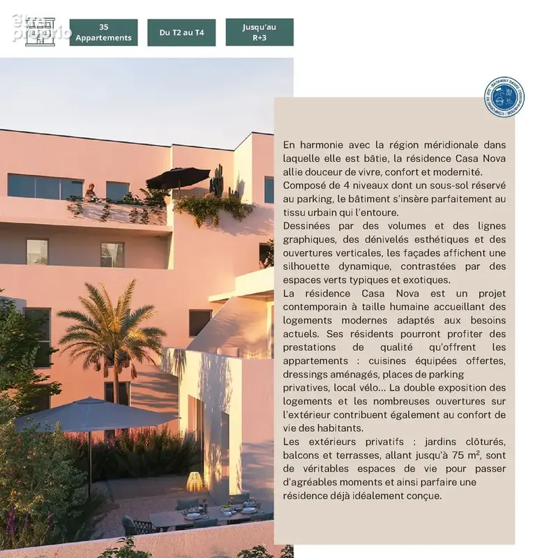 T3 avec terrasse de 32m2 Perpignan - photo 3