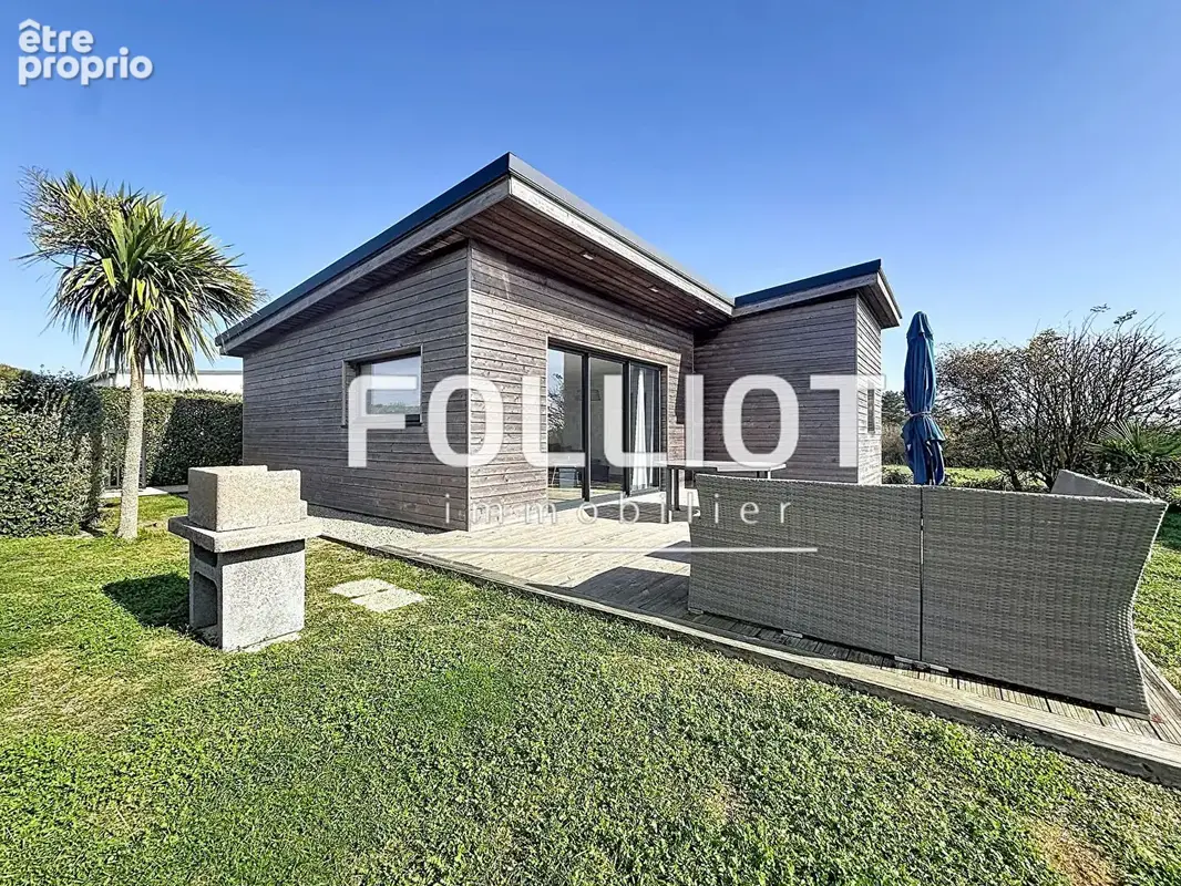 A Vendre Maison de plain pied Ossature bois à Hatainville à 5 minutes du centre de CARTERET et de la plage. - photo 16