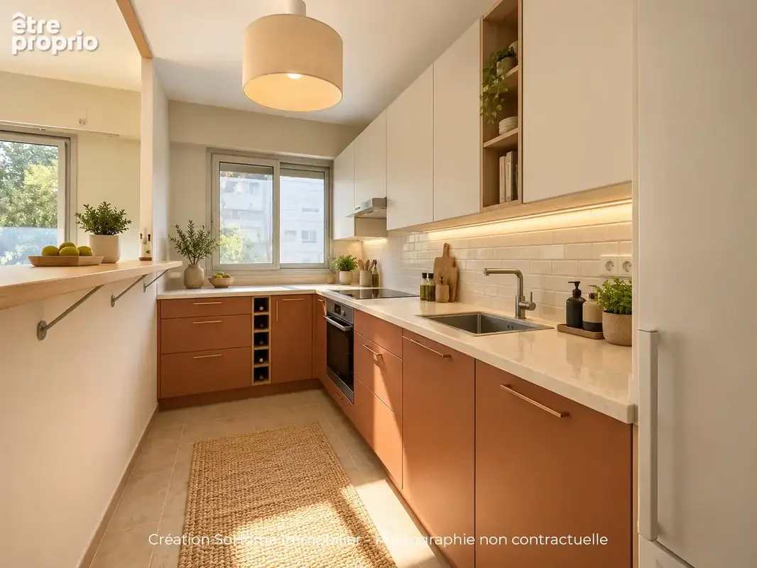 Appartement t2 avec balcon et place de parking - reims centre - photo 7