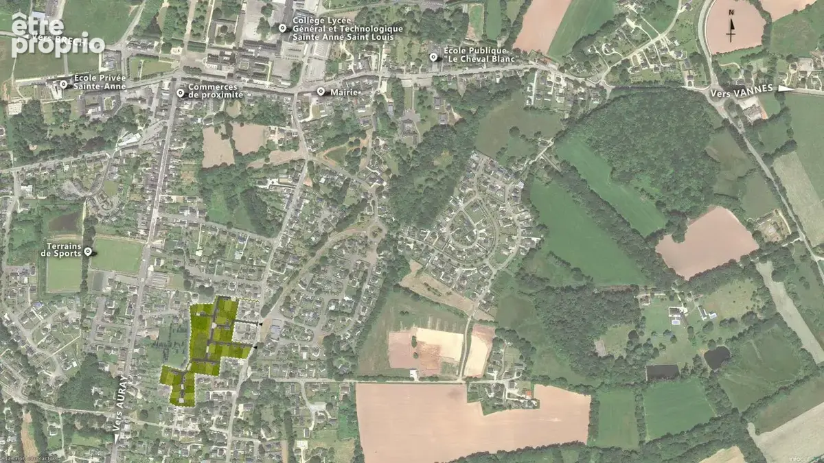 Photo Terrain à Sainte-Anne-D'auray au prix de 91 500€