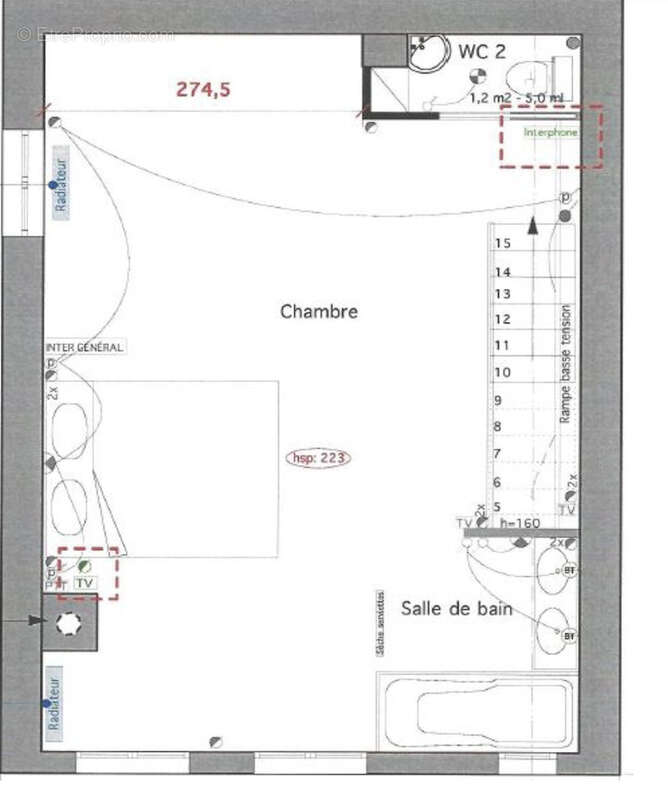 Appartement à PARIS-13E