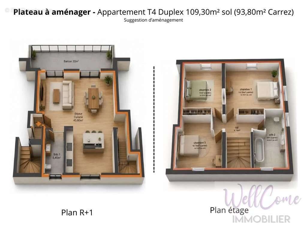 Appartement à GRESY-SUR-AIX