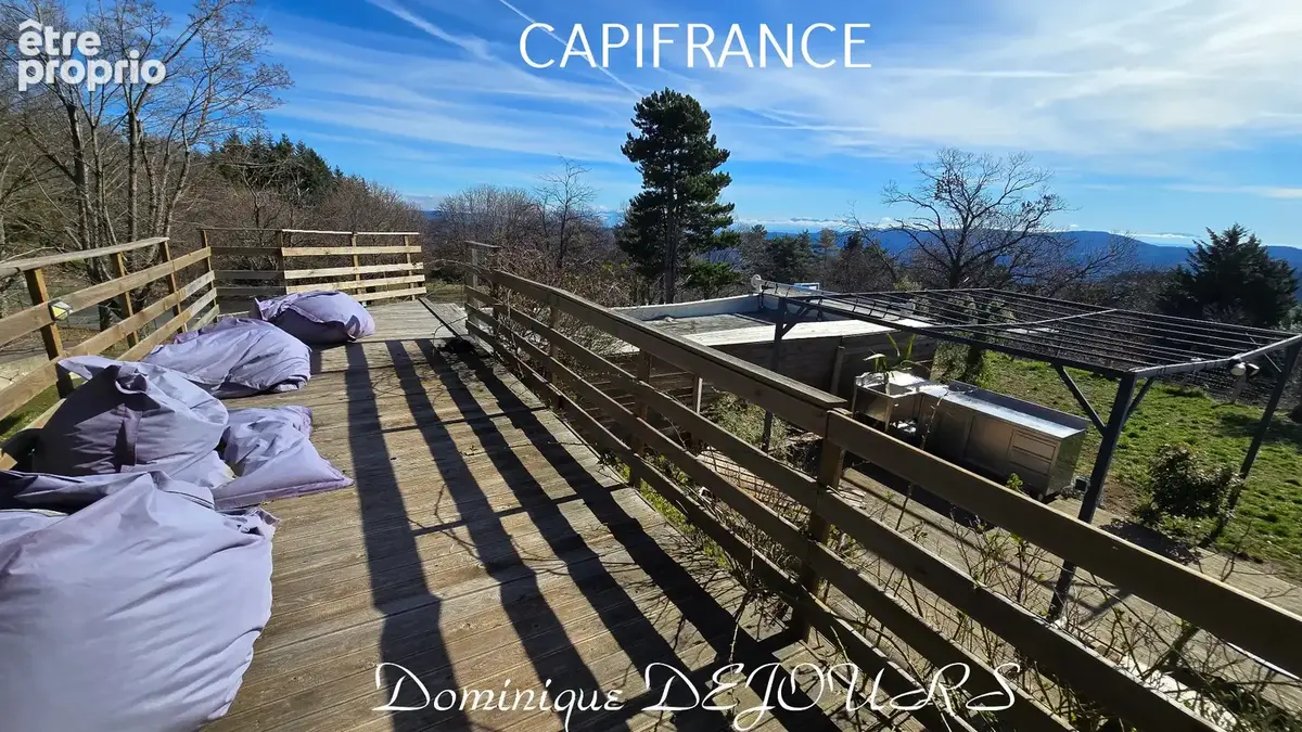 Ardèche - Magnifique Maison d'architecte de 184 m² habitable - Bel espace extérieur - Vue panoramique sur les montagnes ardèchoi - photo 38