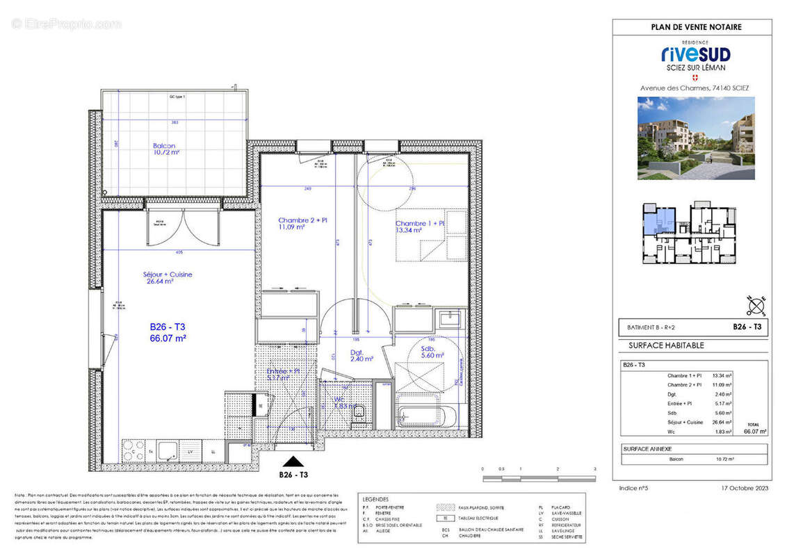 Appartement à SCIEZ