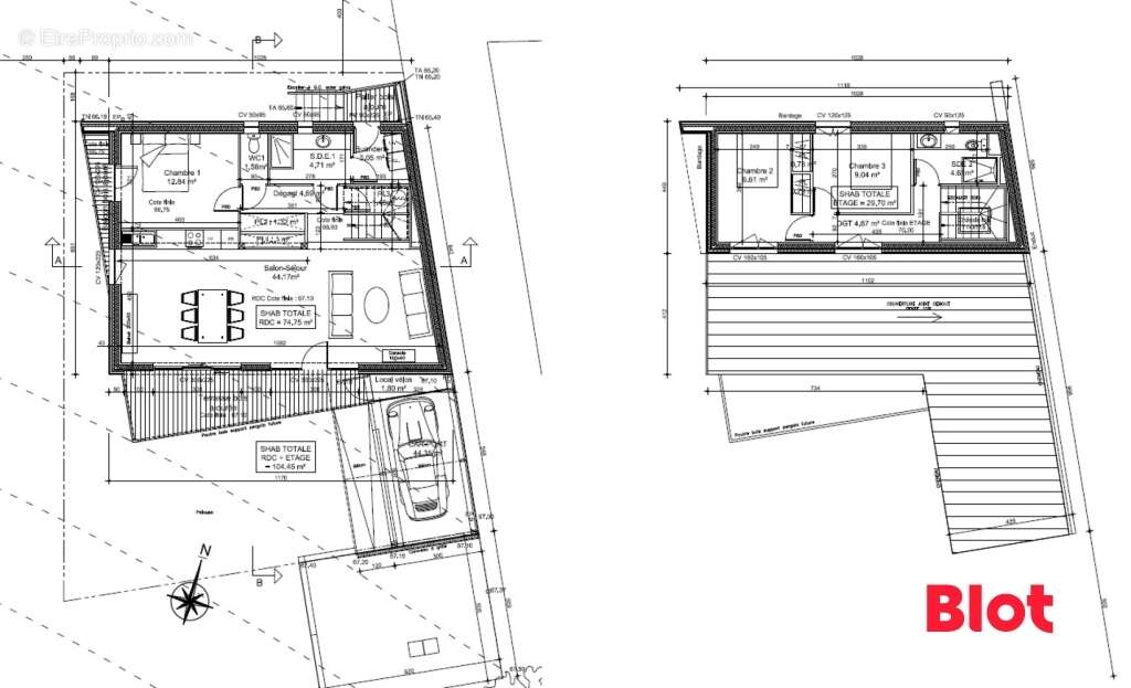 Terrain à MONTFORT-SUR-MEU