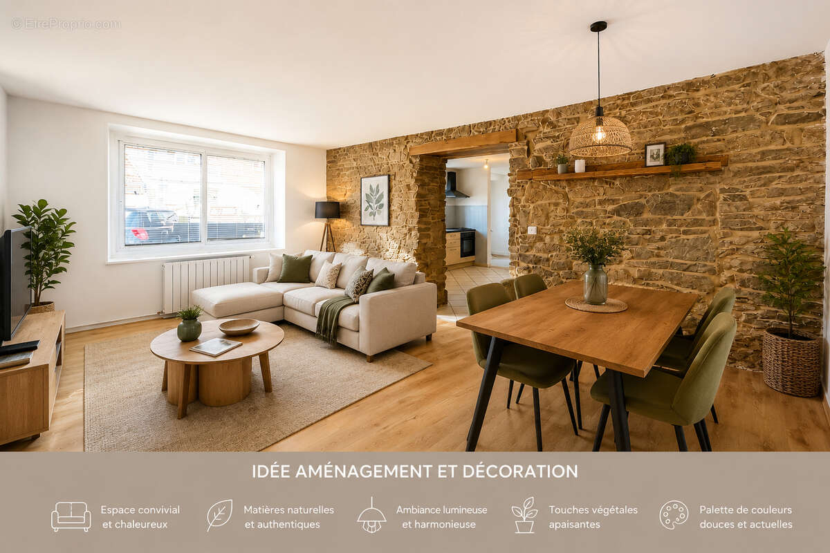 PONT-DE-ROIDE ? Appartement T3 avec bureau, cave et parking - photo 4