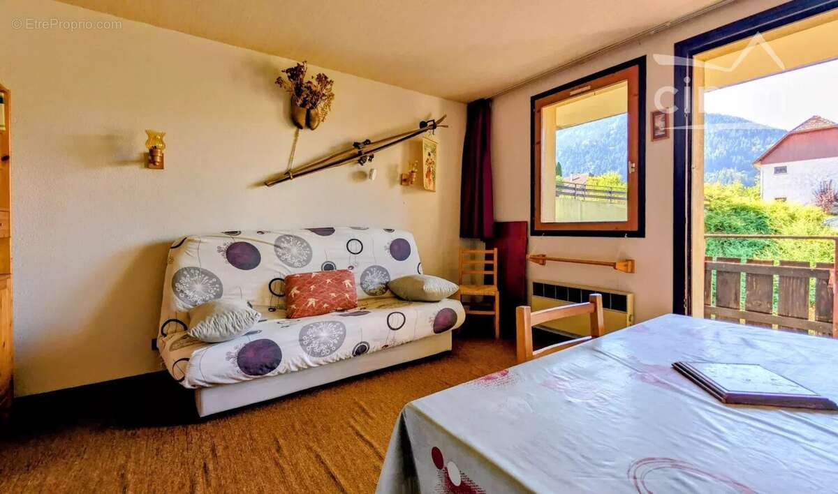 Studio avec terrasse et vue Chamechaude - photo 2