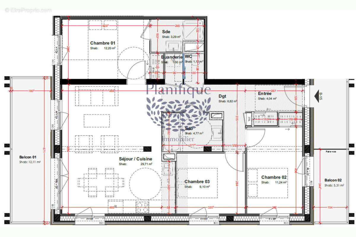 À Ferney-Voltaire, un appartement 4 pièces au cœur de la ville - photo 7