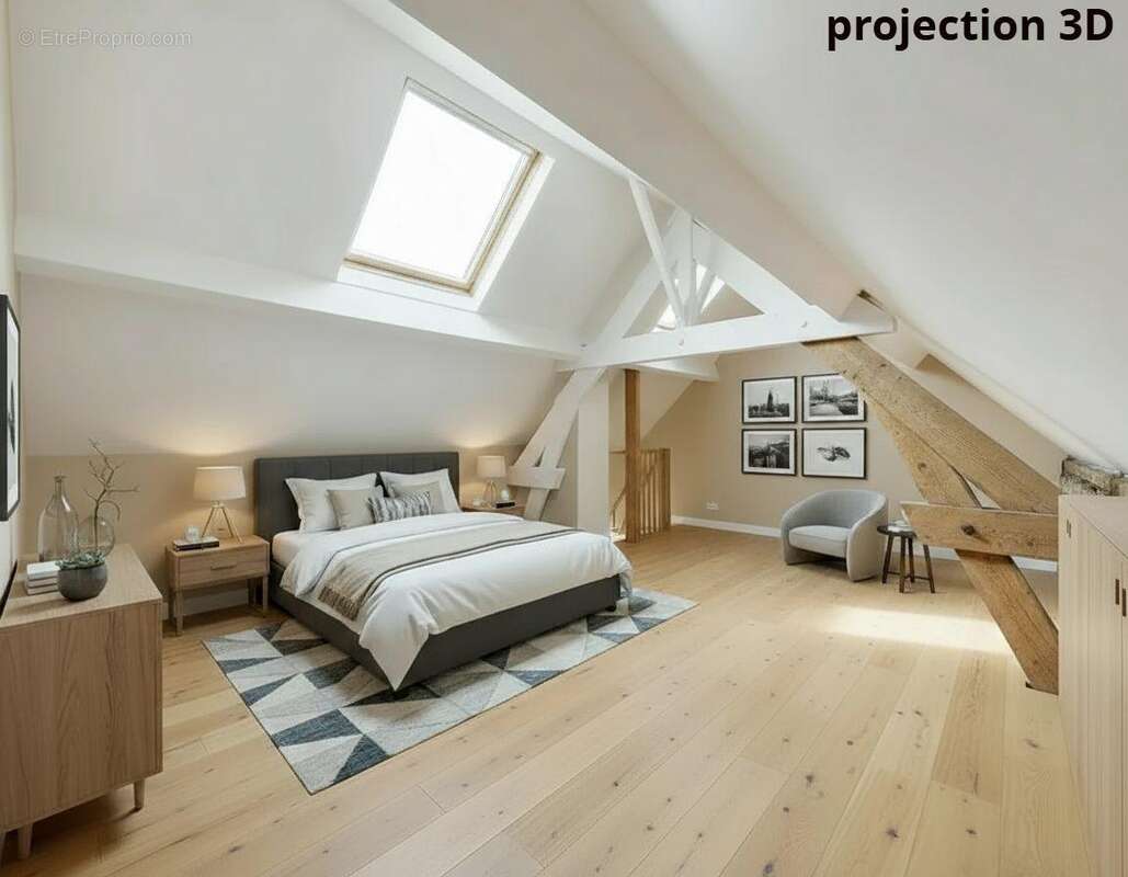  projection 3D  - Appartement à FONTAINE-LES-DIJON