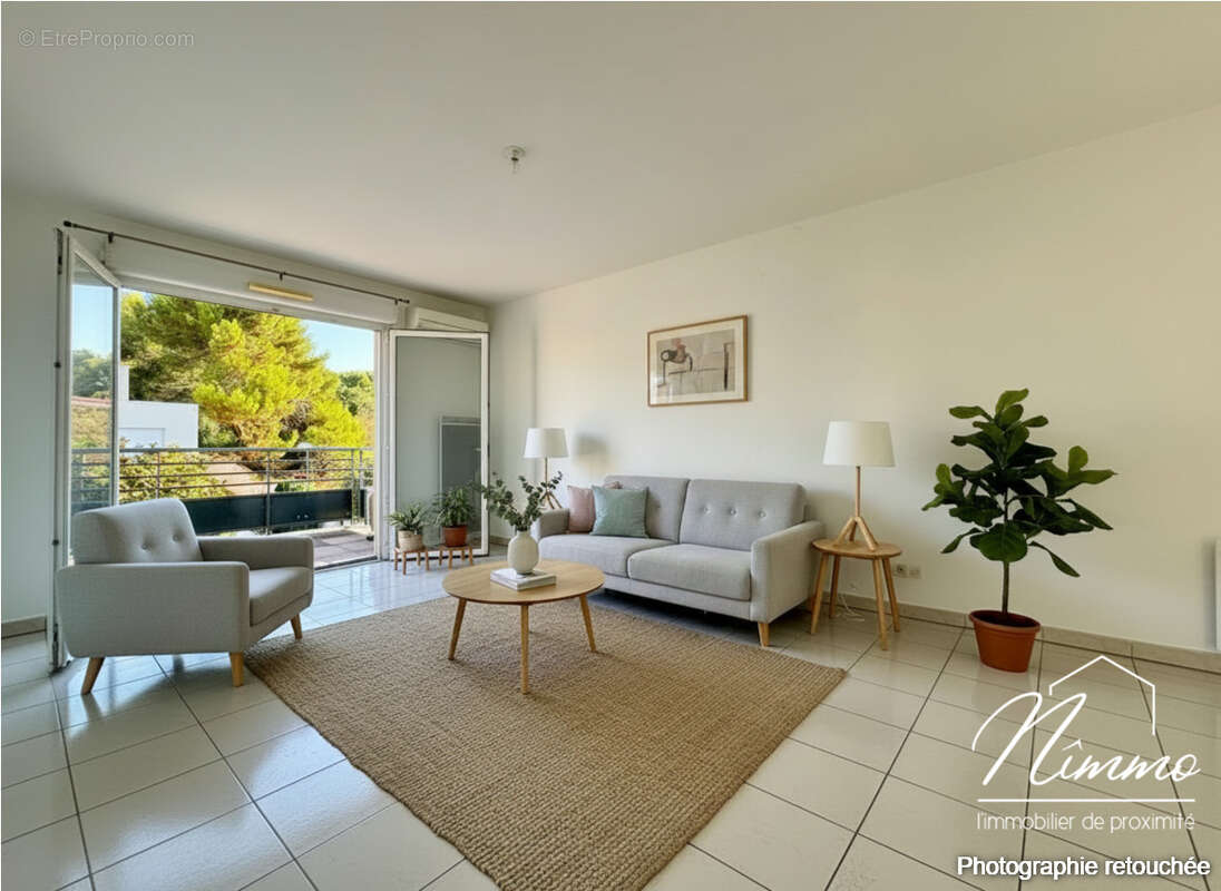 Exclusivite nimes franciscaine appartement t3 dernier etage garage terrasse climatisation ascenseur - photo 2