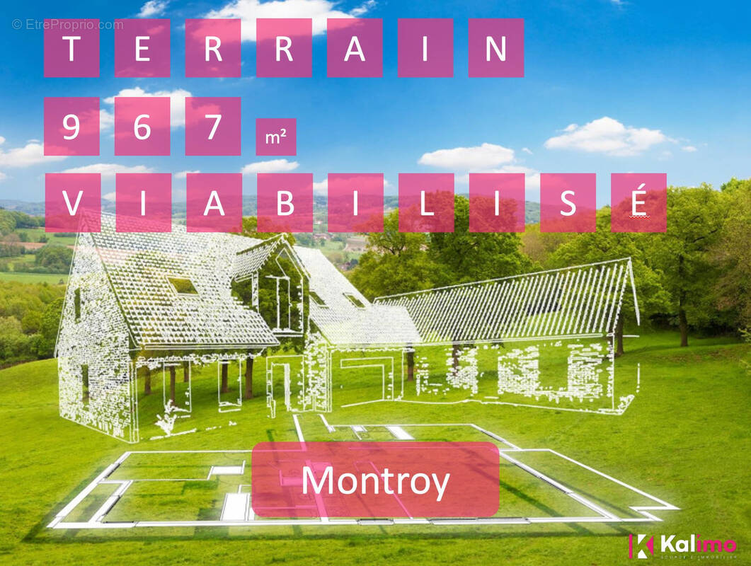Terrain à MONTROY