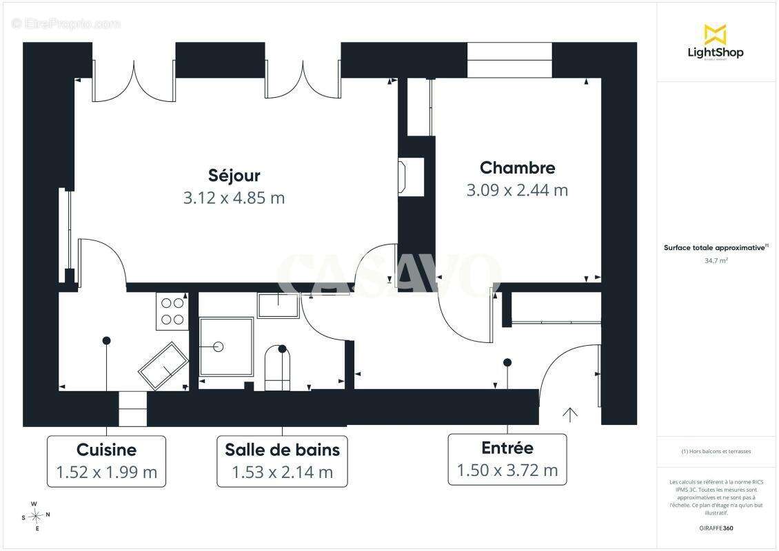 Vente Appartement 2 pièces de 35m² - 75006 Paris - photo 17
