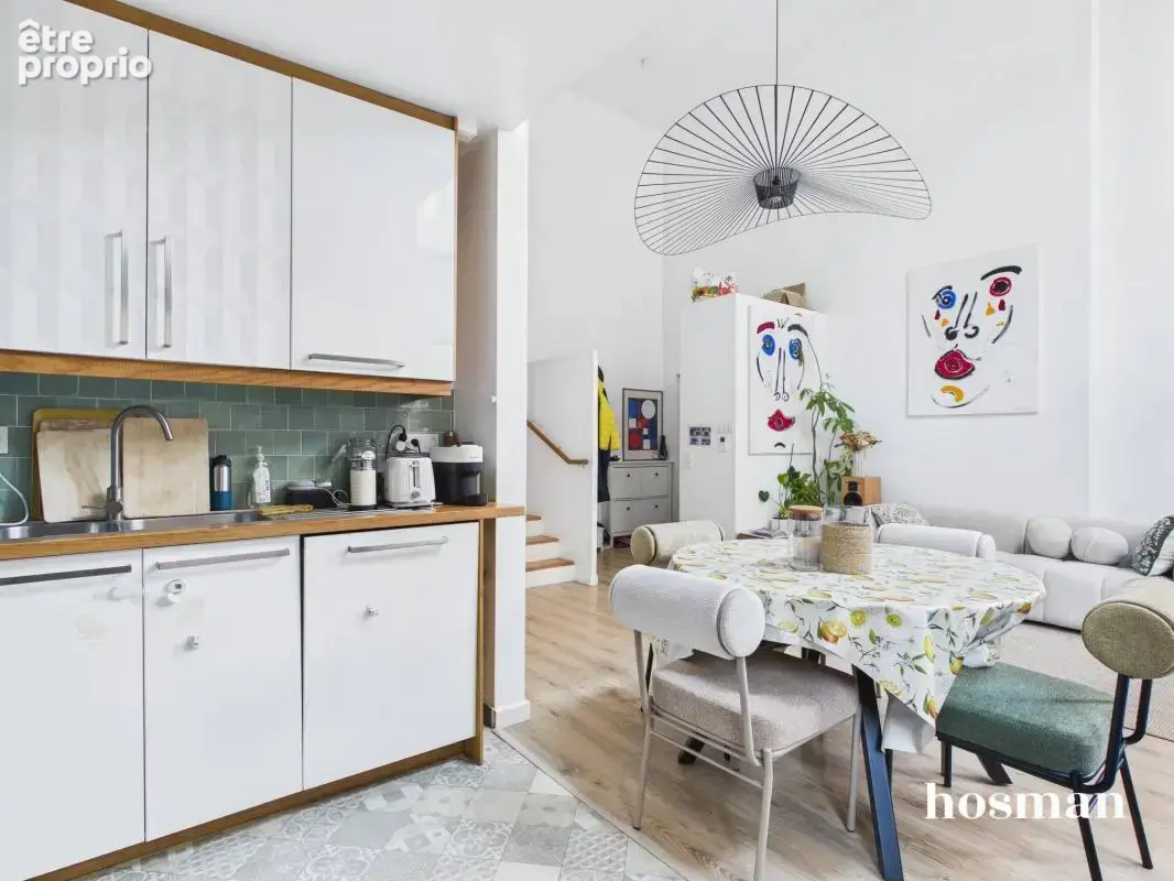 SAINT-OUEN-SUR-SEINE - QUARTIER DES DOCKS - ALLEE DE PARIS - Magnifique appartement Duplex 4 pièces avec Terrasse - photo 4
