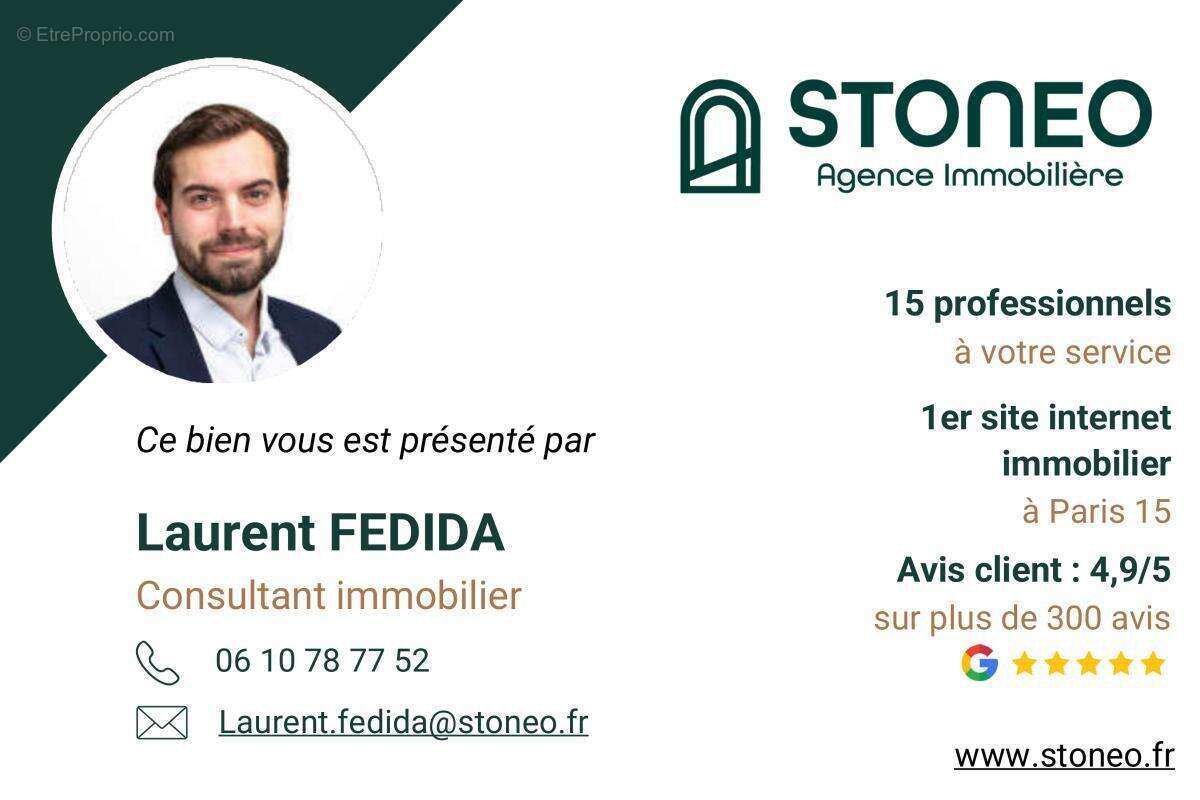 Appartement à PARIS-15E