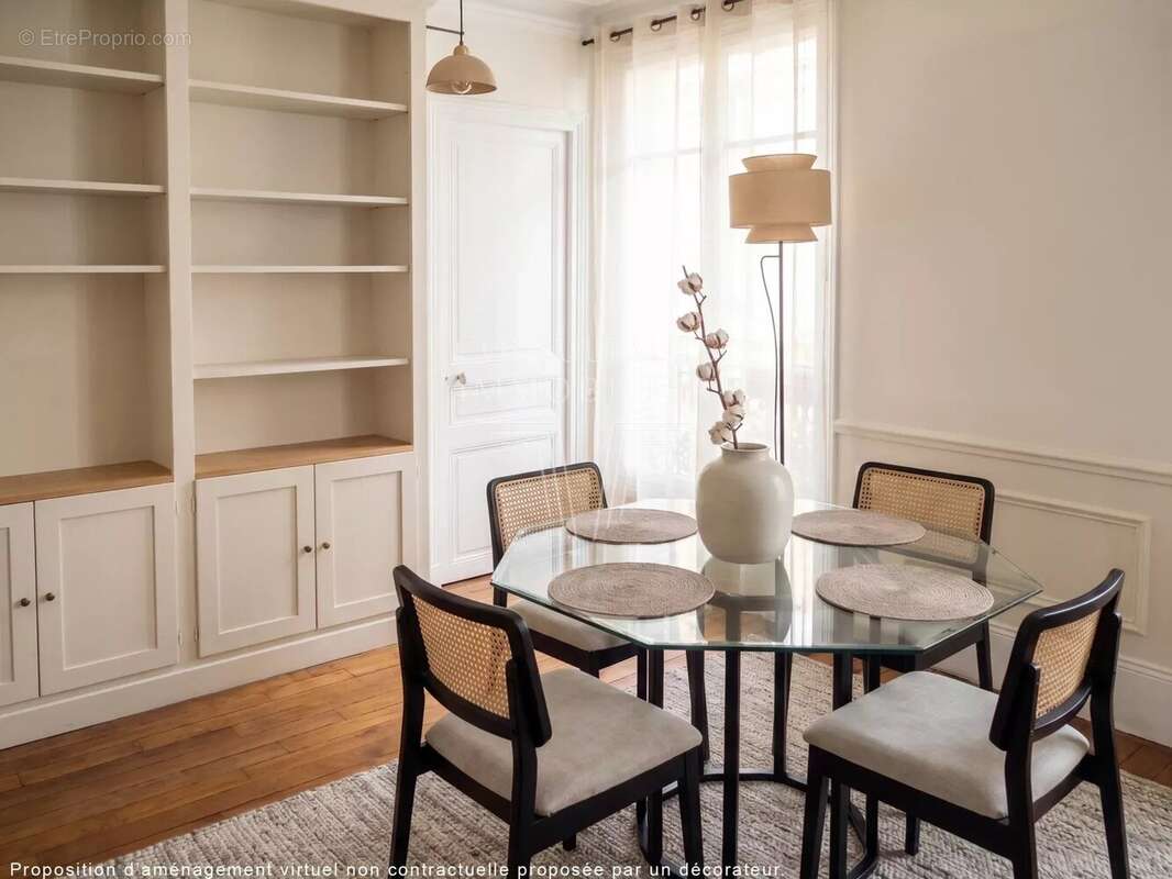 Vavin/raspail. bel haussmannien 3e etage - photo 8