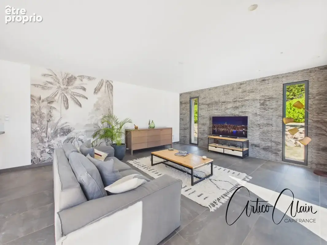 Maison contemporaine de  130 m² avec piscine et terrain 1300 m2 - photo 5