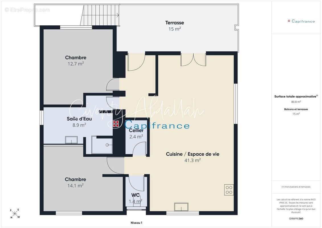 Appartement sans travaux à vendre 3 pièces GRIGNON (73) - photo 7