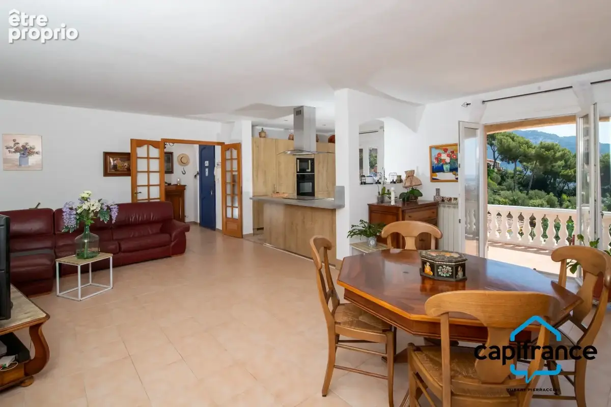 83 Toulon 4 chemins/le Baou, Villa 118m2 ( et plus de 35  m2 buanderie, annexe) vue mer calme 6 pieces 1053 m2 - photo 5