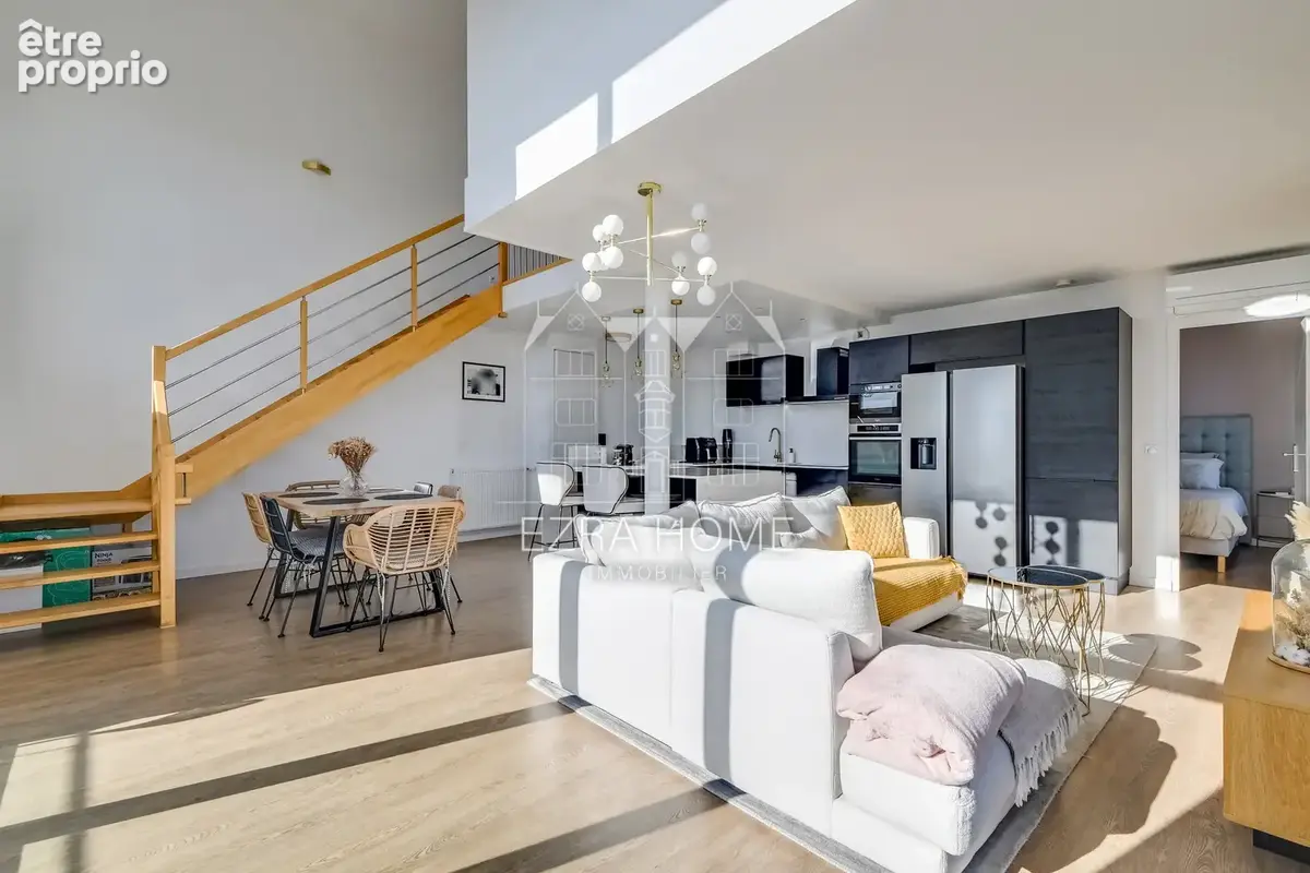 Asnières-sur-seine - duplex 5 pièces -  4 chambres -  terrasse -  vue exceptionnelle - coup de cœur - photo 6