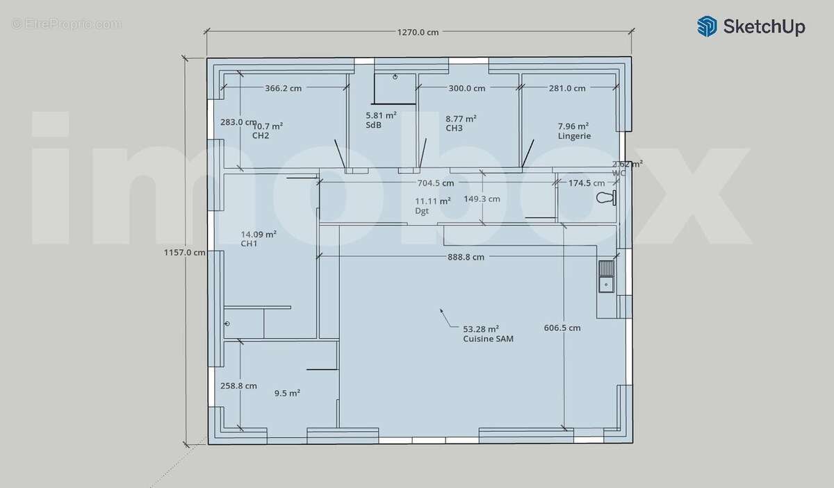343 int - Maison à OUDON